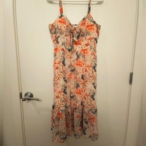 Flowers Printed XL Dress